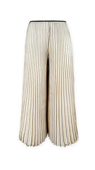Issey Miyake Plissé Pleated Pants Cream Color - IsseyMiyakePleats